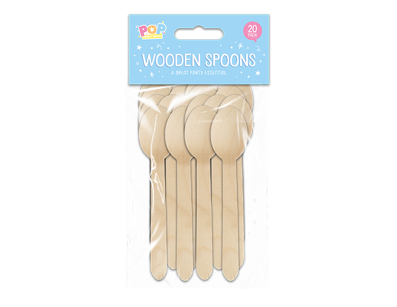 Wooden Spoons 20pk